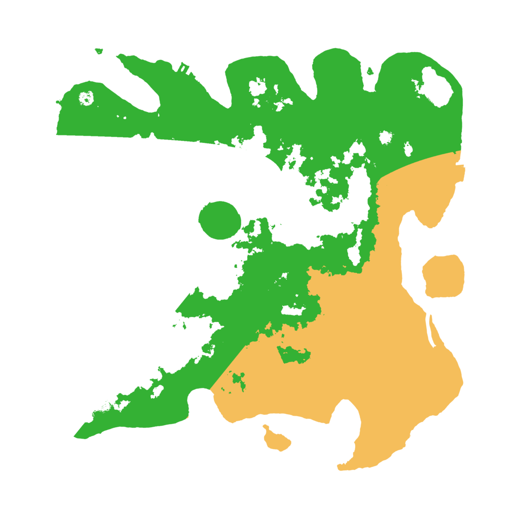 Biome Rust Map: Procedural Map, Size: 3500, Seed: 155028497