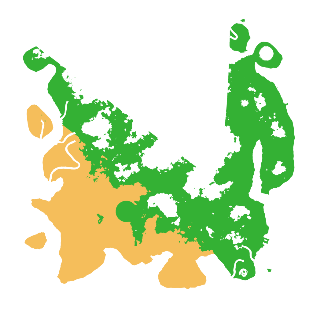 Biome Rust Map: Procedural Map, Size: 3900, Seed: 91758840