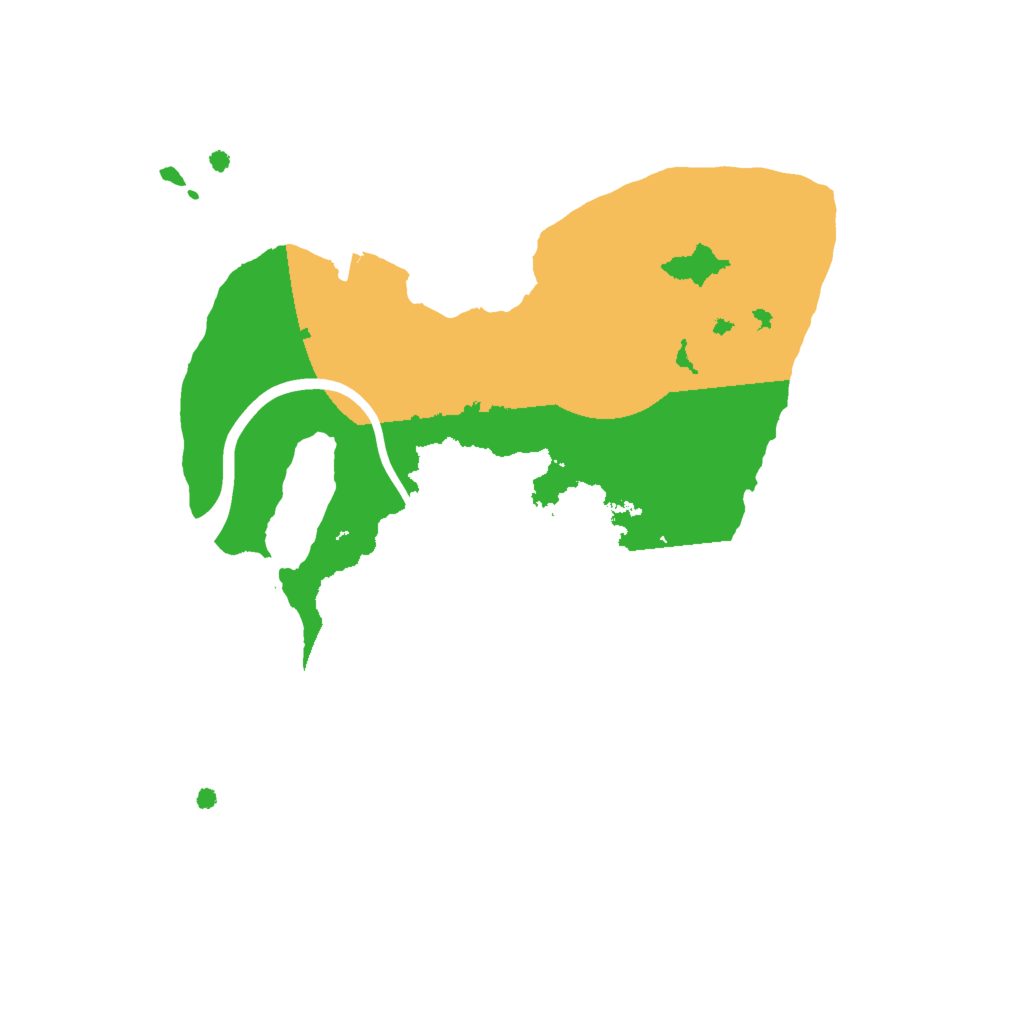 Biome Rust Map: Procedural Map, Size: 2000, Seed: 543267