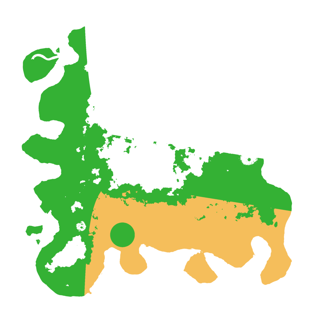 Biome Rust Map: Procedural Map, Size: 3400, Seed: 18790508