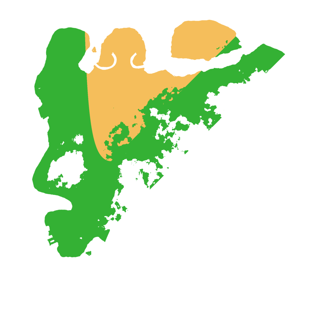 Biome Rust Map: Procedural Map, Size: 3000, Seed: 3439