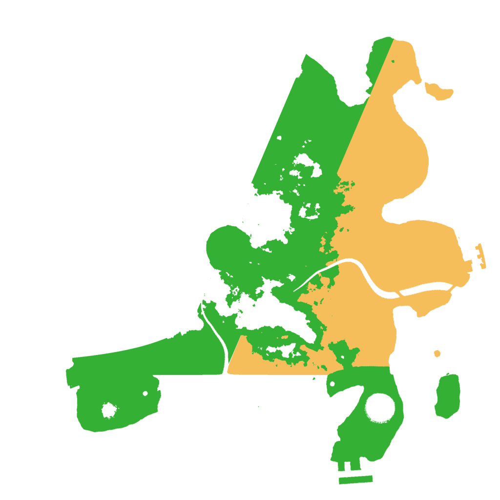 Biome Rust Map: Procedural Map, Size: 3000, Seed: 360025030