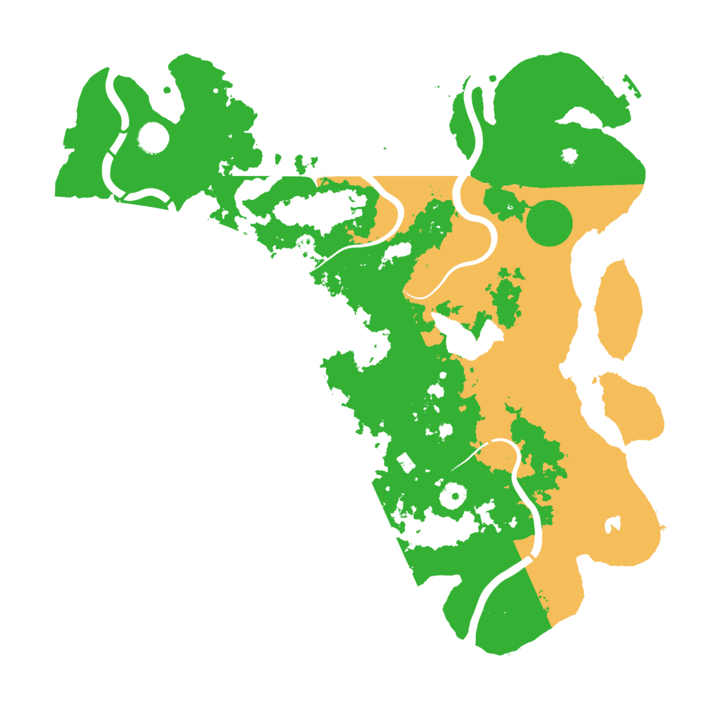 Biome Rust Map: Procedural Map, Size: 4000, Seed: 53528915