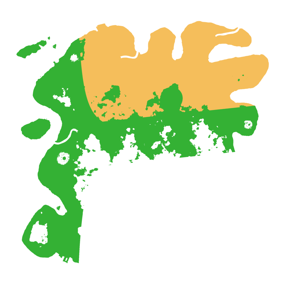 Biome Rust Map: Procedural Map, Size: 3550, Seed: 26398579