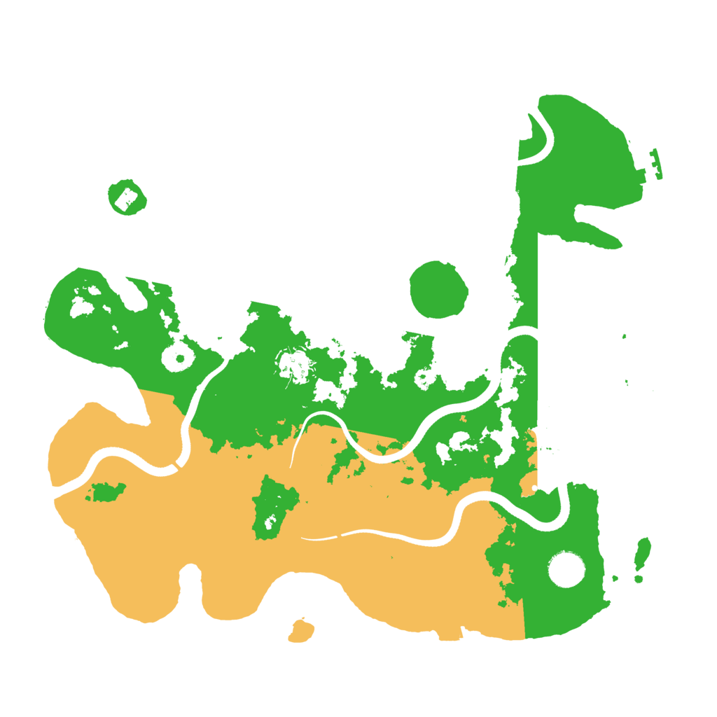Biome Rust Map: Procedural Map, Size: 3500, Seed: 9930585