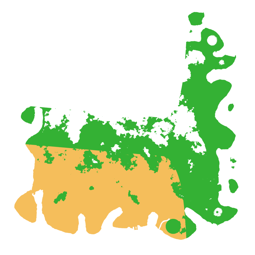 Biome Rust Map: Procedural Map, Size: 4500, Seed: 522496988