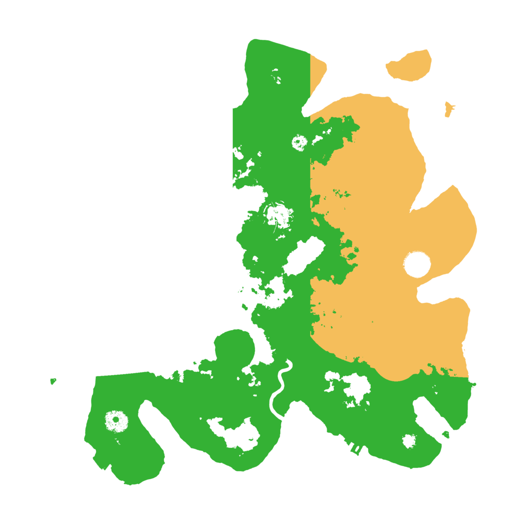 Biome Rust Map: Procedural Map, Size: 3450, Seed: 69013403