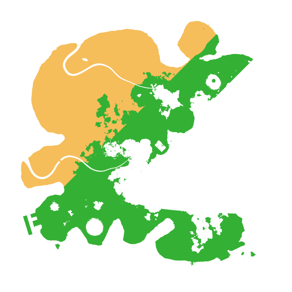 Biome Rust Map: Procedural Map, Size: 3000, Seed: 158159456