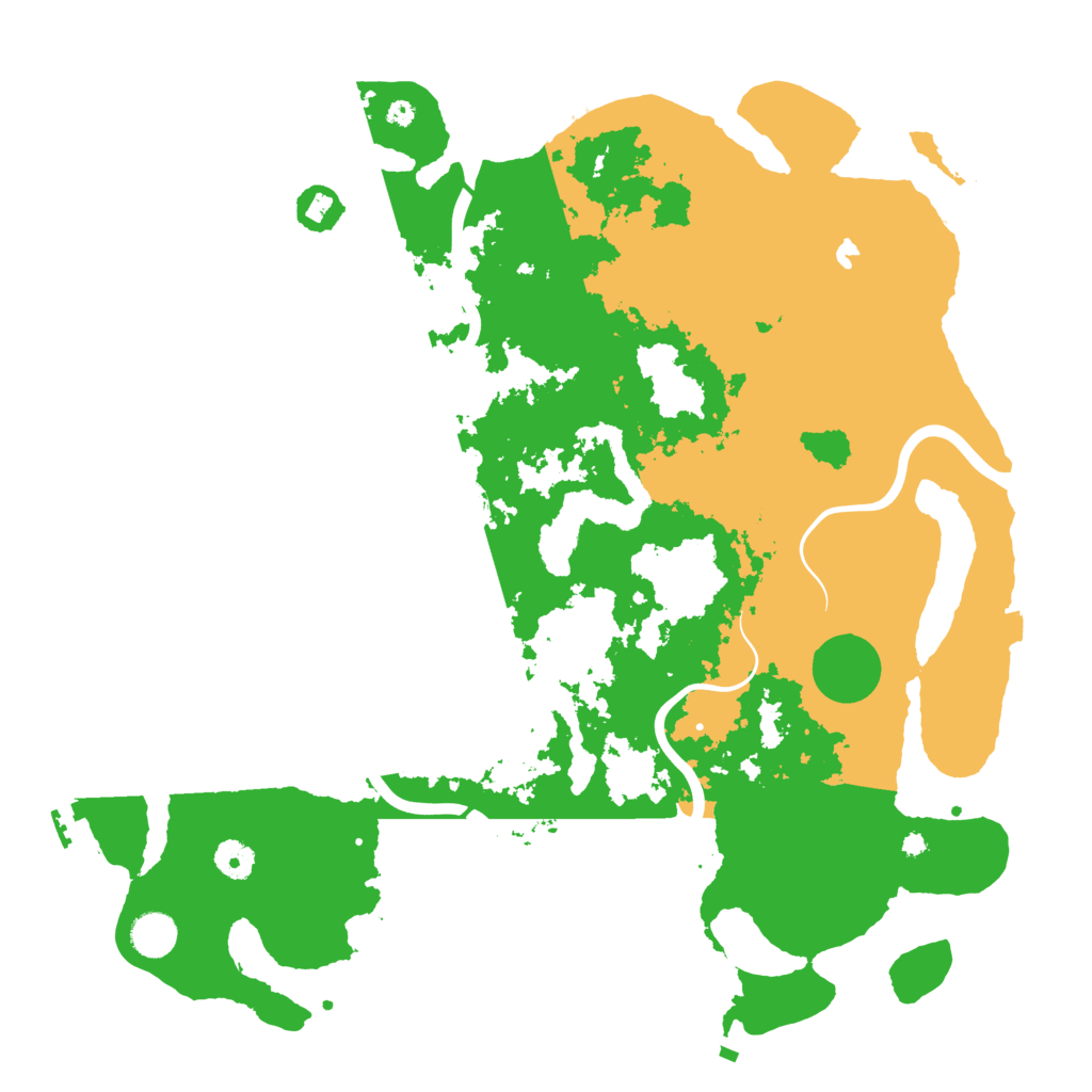 Biome Rust Map: Procedural Map, Size: 4200, Seed: 82760527