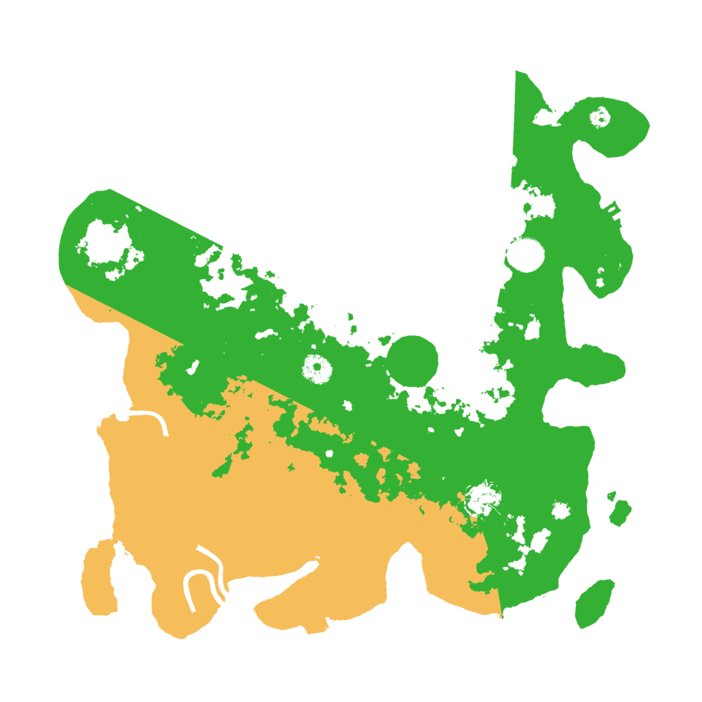 Biome Rust Map: Procedural Map, Size: 3600, Seed: 1942883