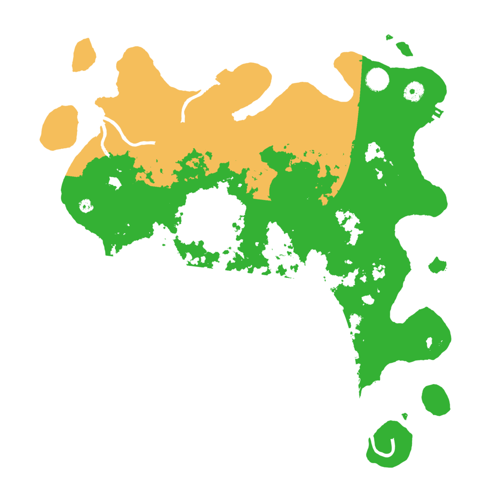 Biome Rust Map: Procedural Map, Size: 3800, Seed: 84404723