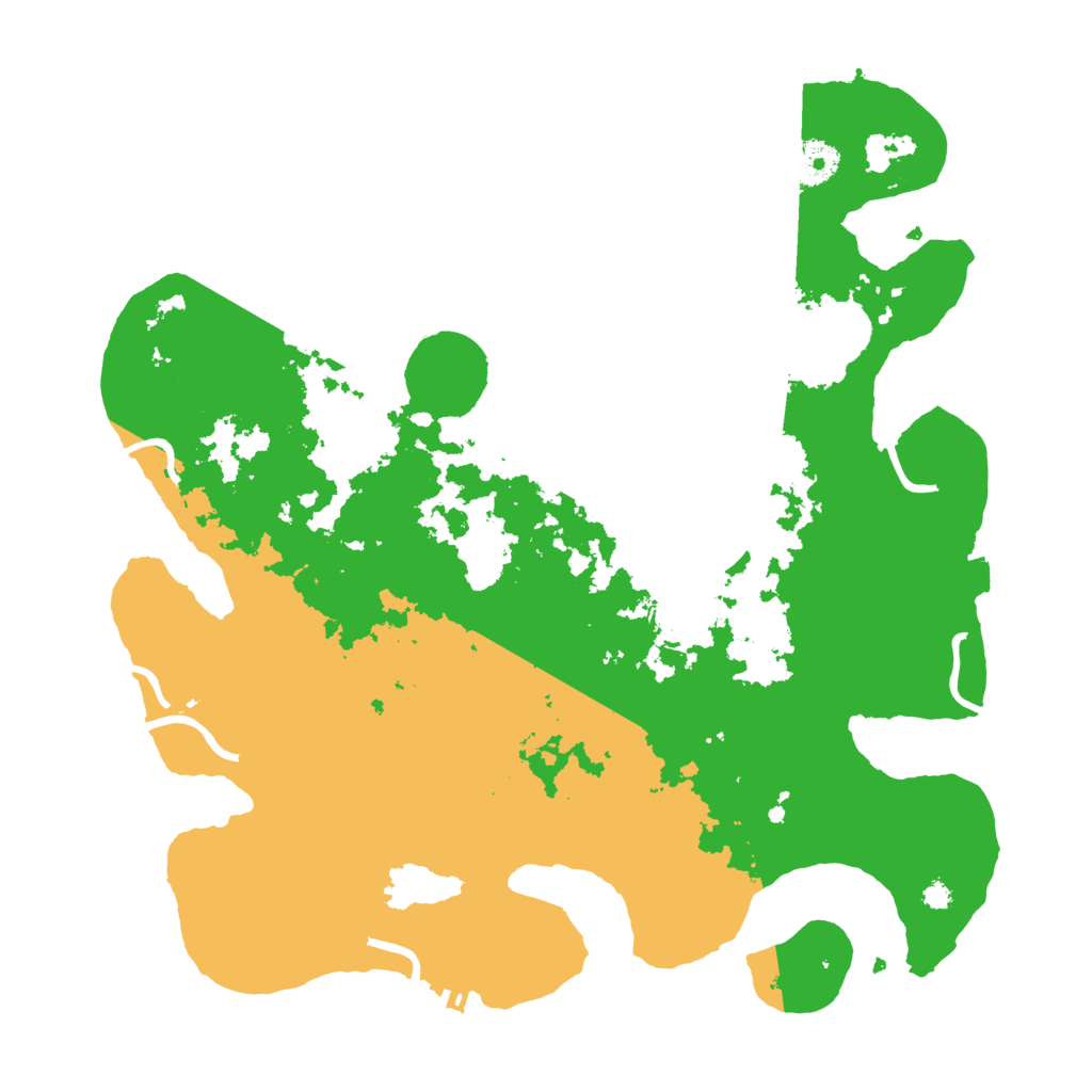 Biome Rust Map: Procedural Map, Size: 3600, Seed: 86336807