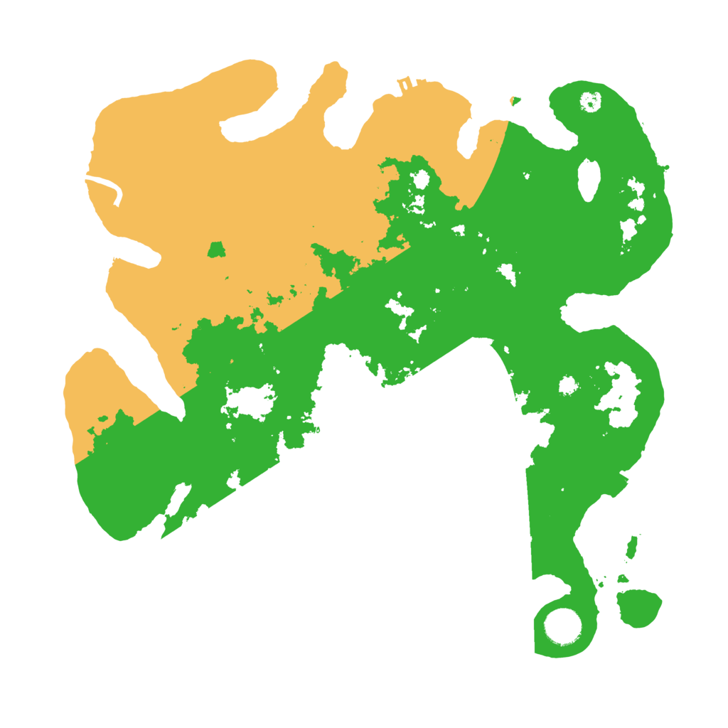 Biome Rust Map: Procedural Map, Size: 3500, Seed: 52137