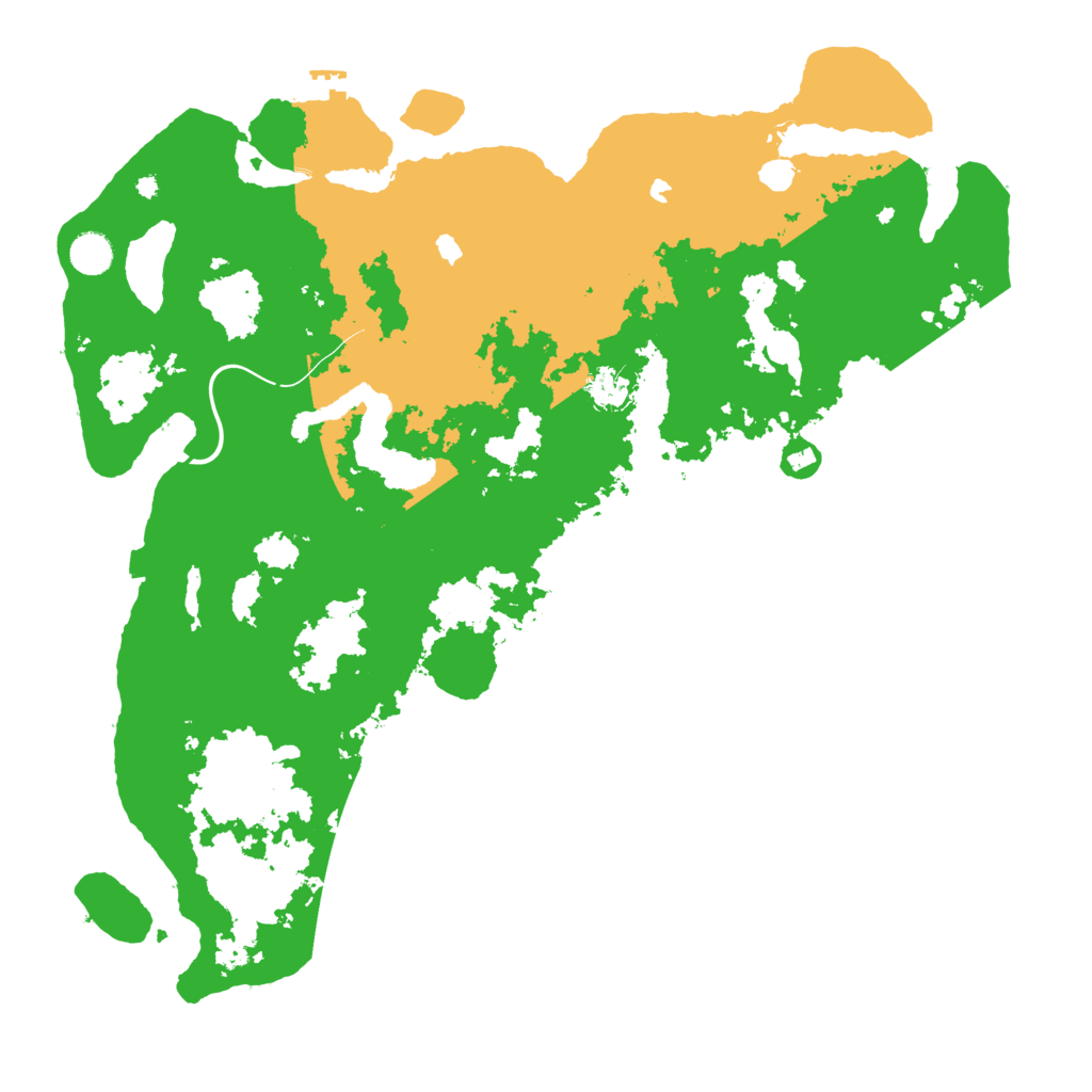 Biome Rust Map: Procedural Map, Size: 4500, Seed: 2138415559
