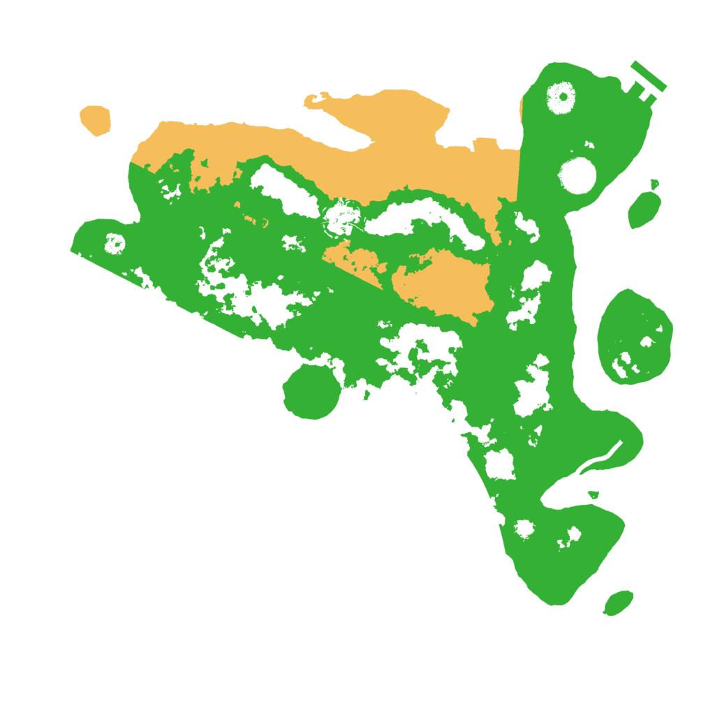 Biome Rust Map: Procedural Map, Size: 3500, Seed: 653957587