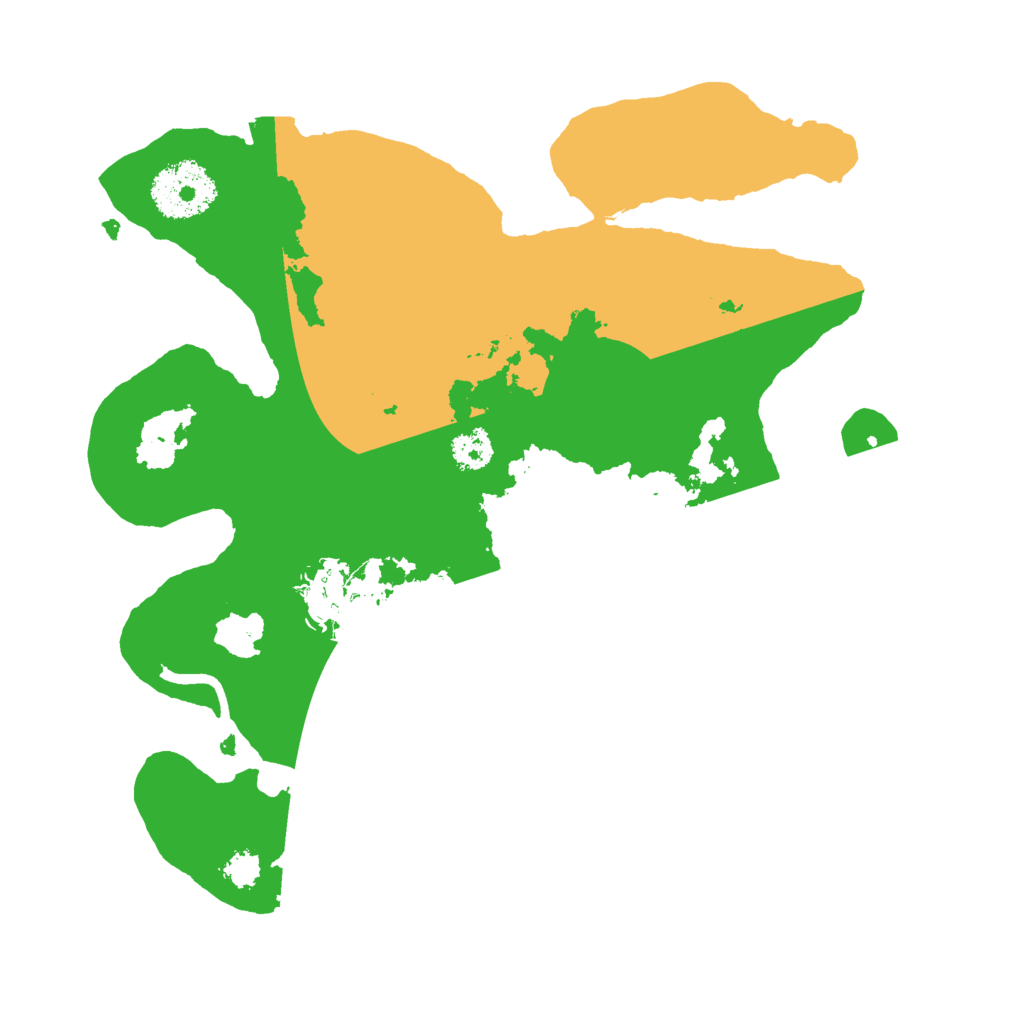 Biome Rust Map: Procedural Map, Size: 2600, Seed: 1494859875