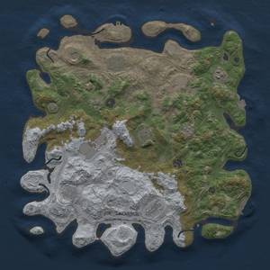 Thumbnail Rust Map: Procedural Map, Size: 4250, Seed: 1277727446, 19 Monuments