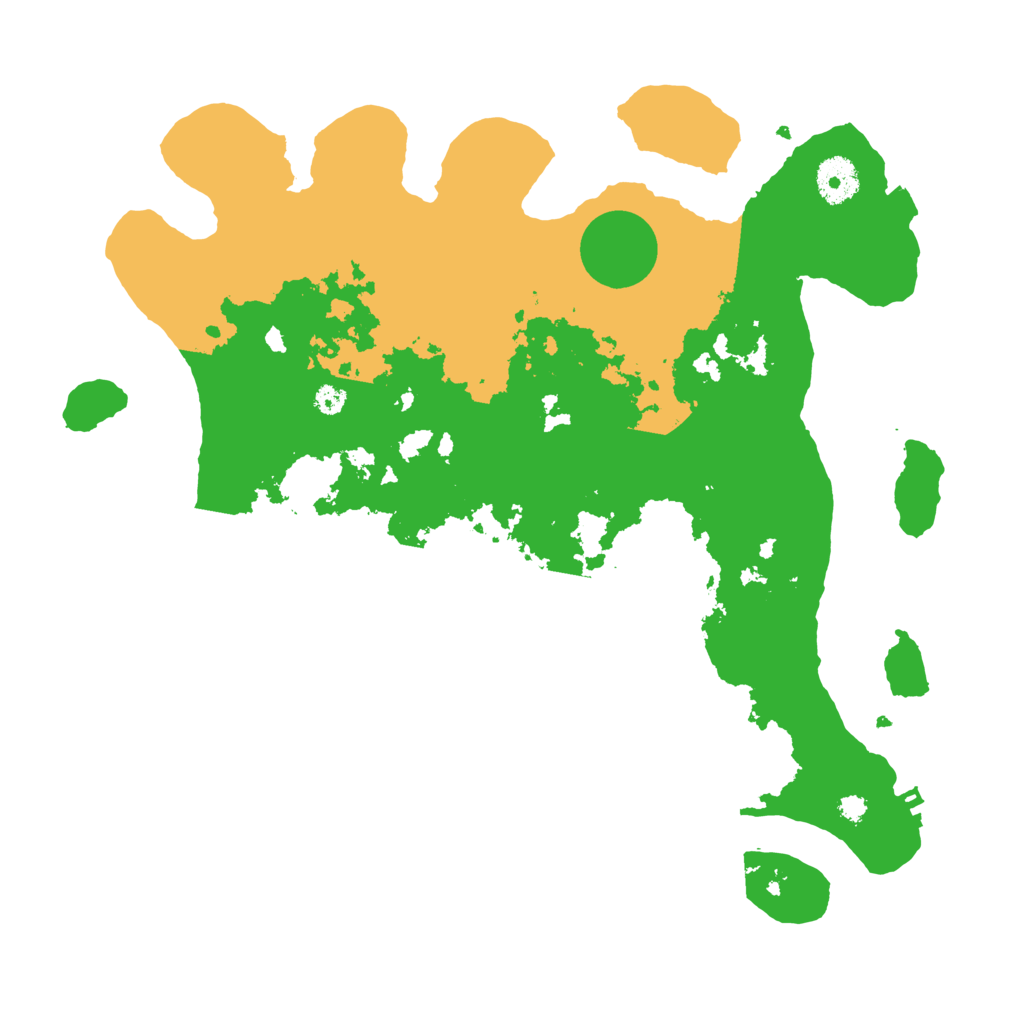 Biome Rust Map: Procedural Map, Size: 3500, Seed: 75176334