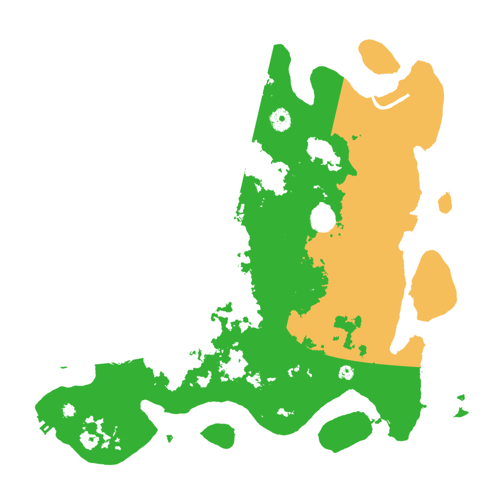 Biome Rust Map: Procedural Map, Size: 3500, Seed: 3809285