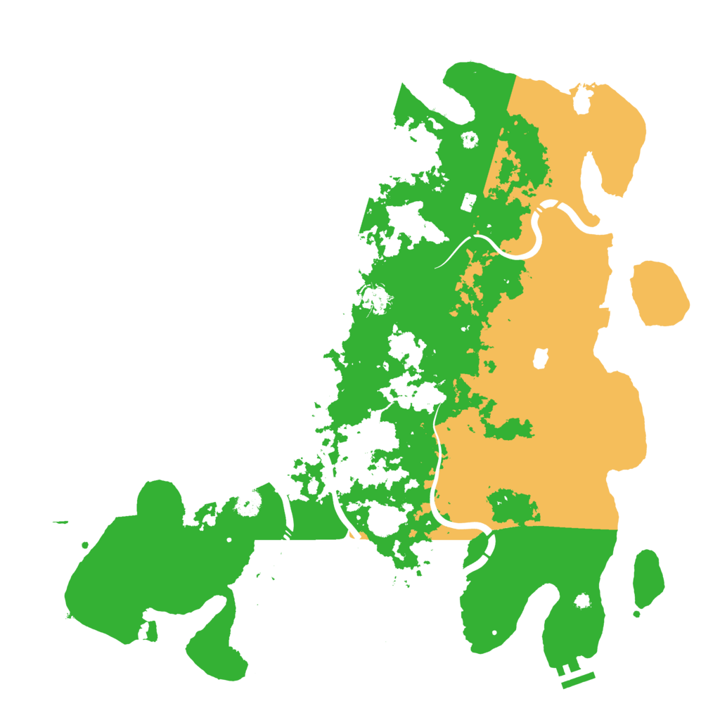 Biome Rust Map: Procedural Map, Size: 4250, Seed: 199606