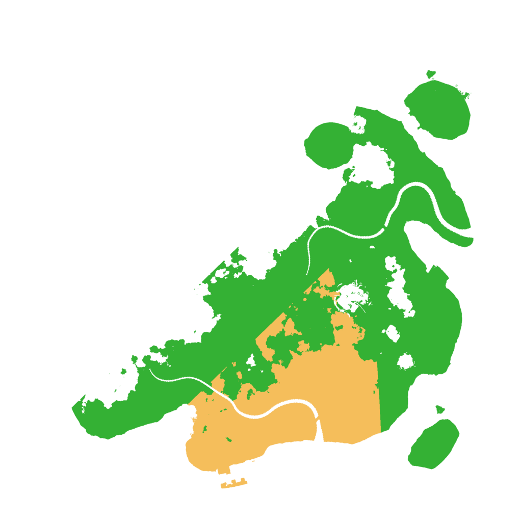 Biome Rust Map: Procedural Map, Size: 3000, Seed: 2861
