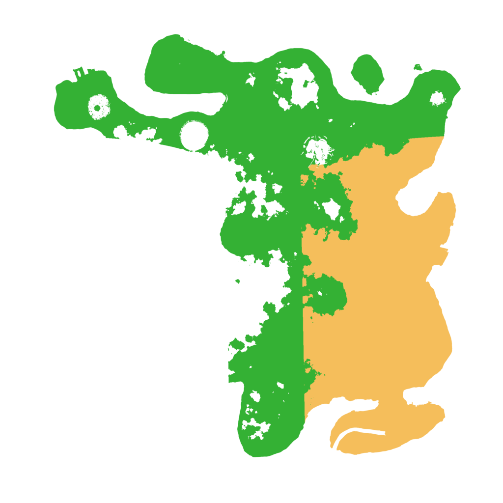 Biome Rust Map: Procedural Map, Size: 3250, Seed: 6154