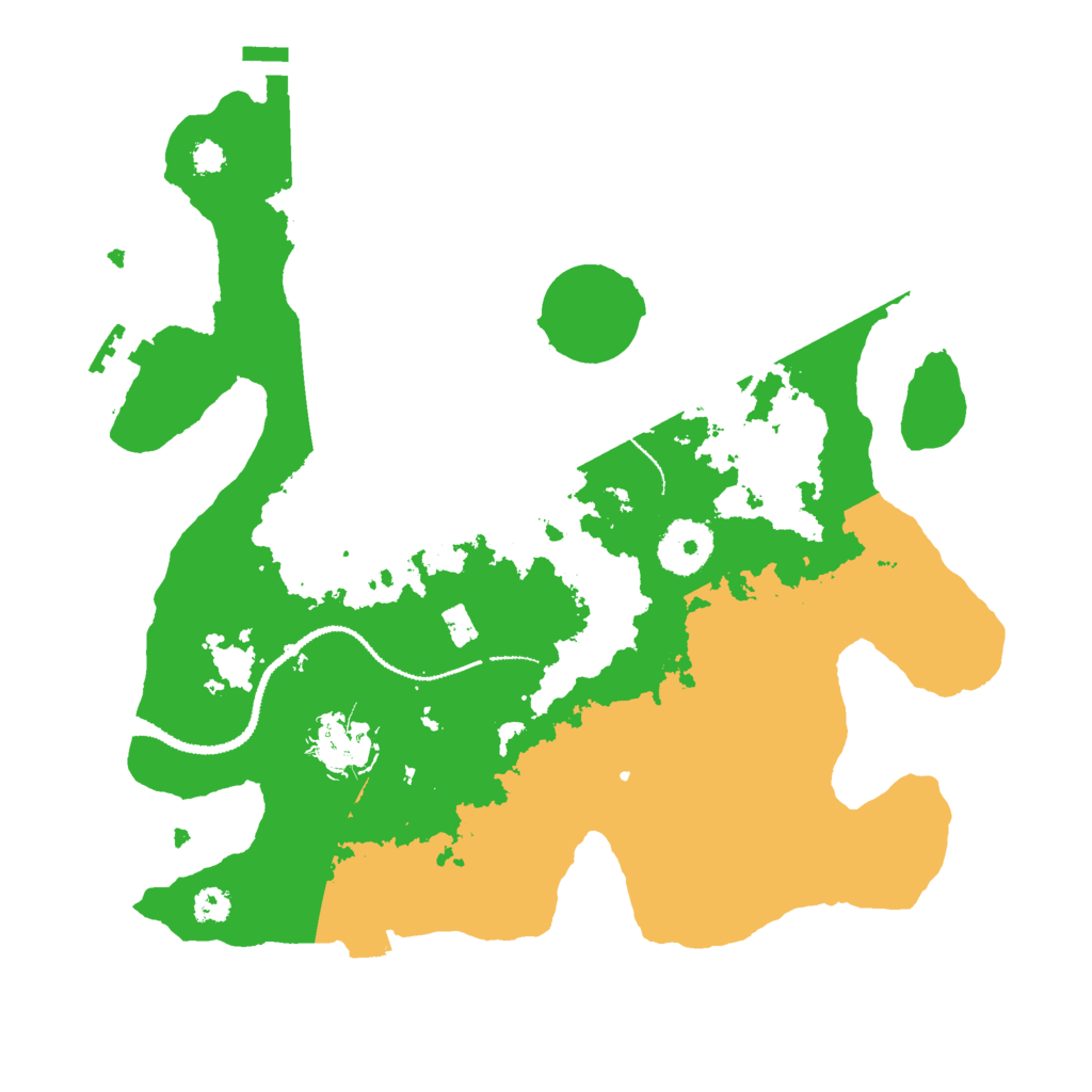 Biome Rust Map: Procedural Map, Size: 3000, Seed: 86275685