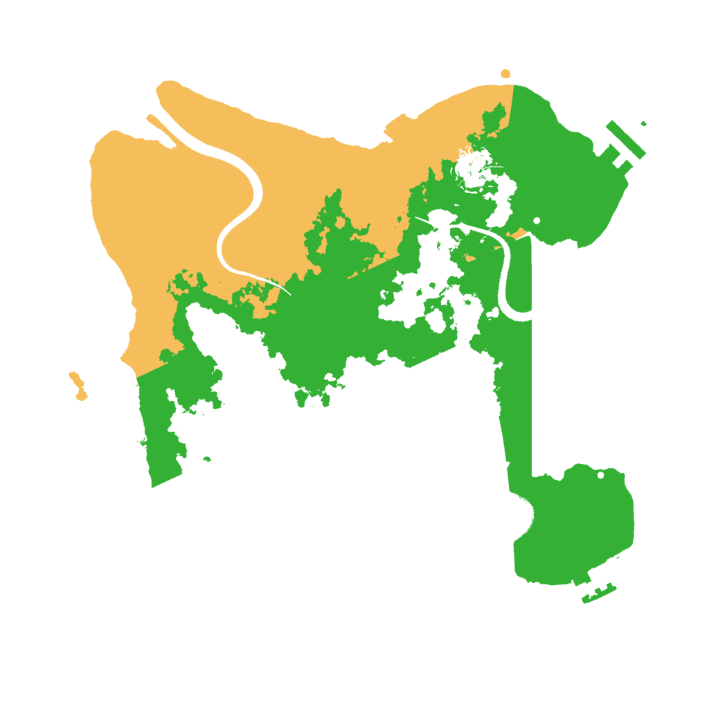 Biome Rust Map: Procedural Map, Size: 3000, Seed: 9287