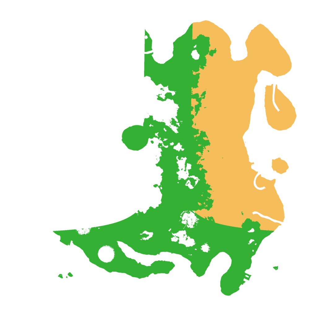 Biome Rust Map: Procedural Map, Size: 3400, Seed: 28124038