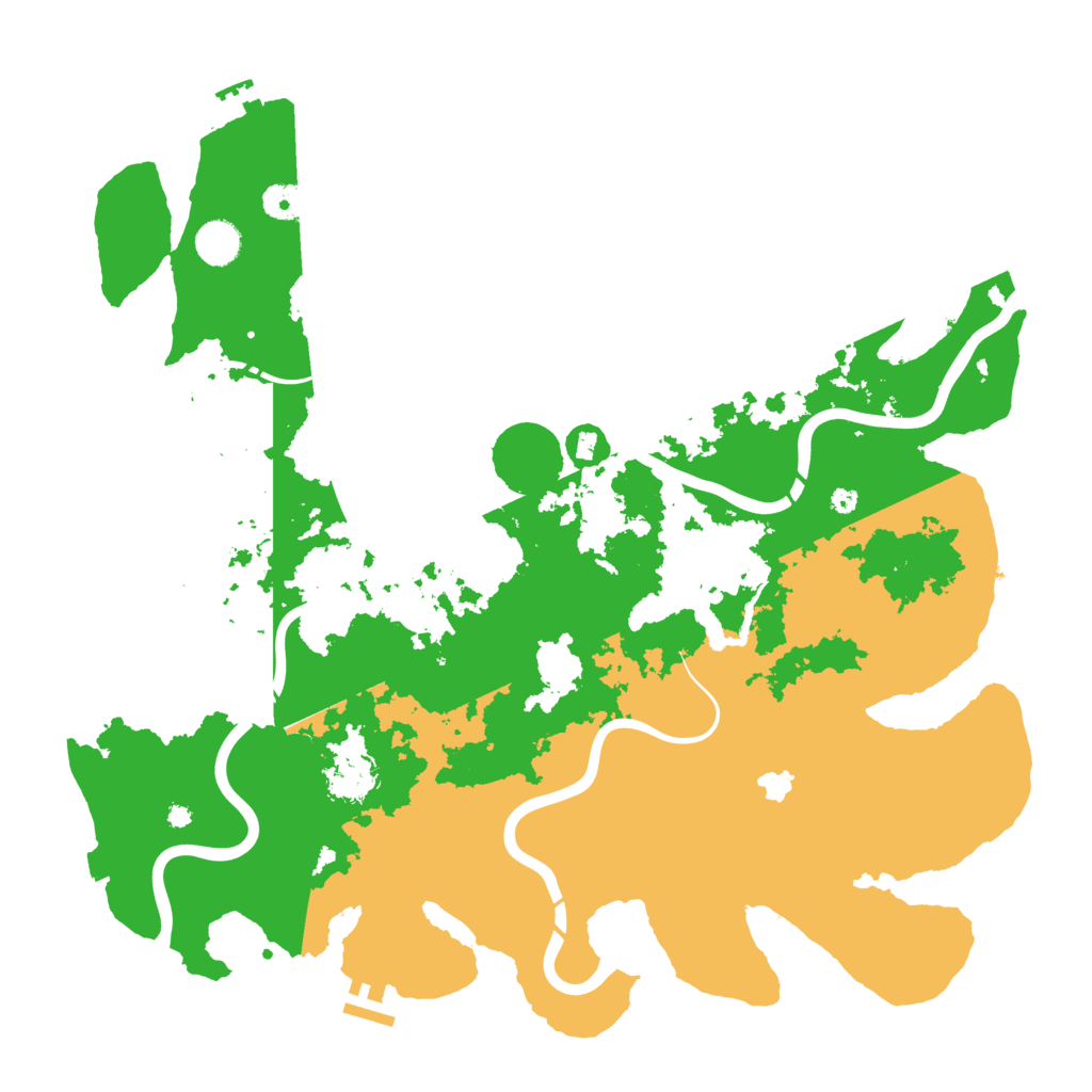 Biome Rust Map: Procedural Map, Size: 4250, Seed: 48600263
