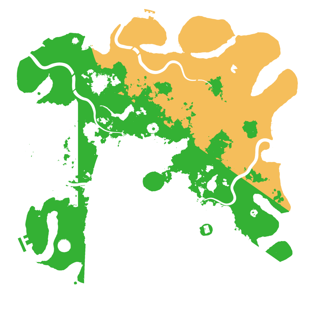 Biome Rust Map: Procedural Map, Size: 4250, Seed: 555555