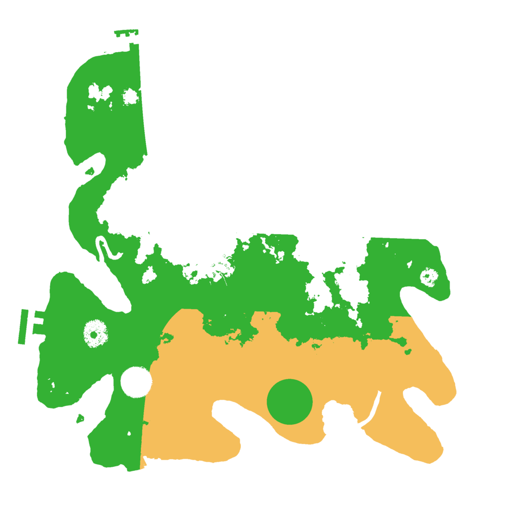 Biome Rust Map: Procedural Map, Size: 3000, Seed: 37279034