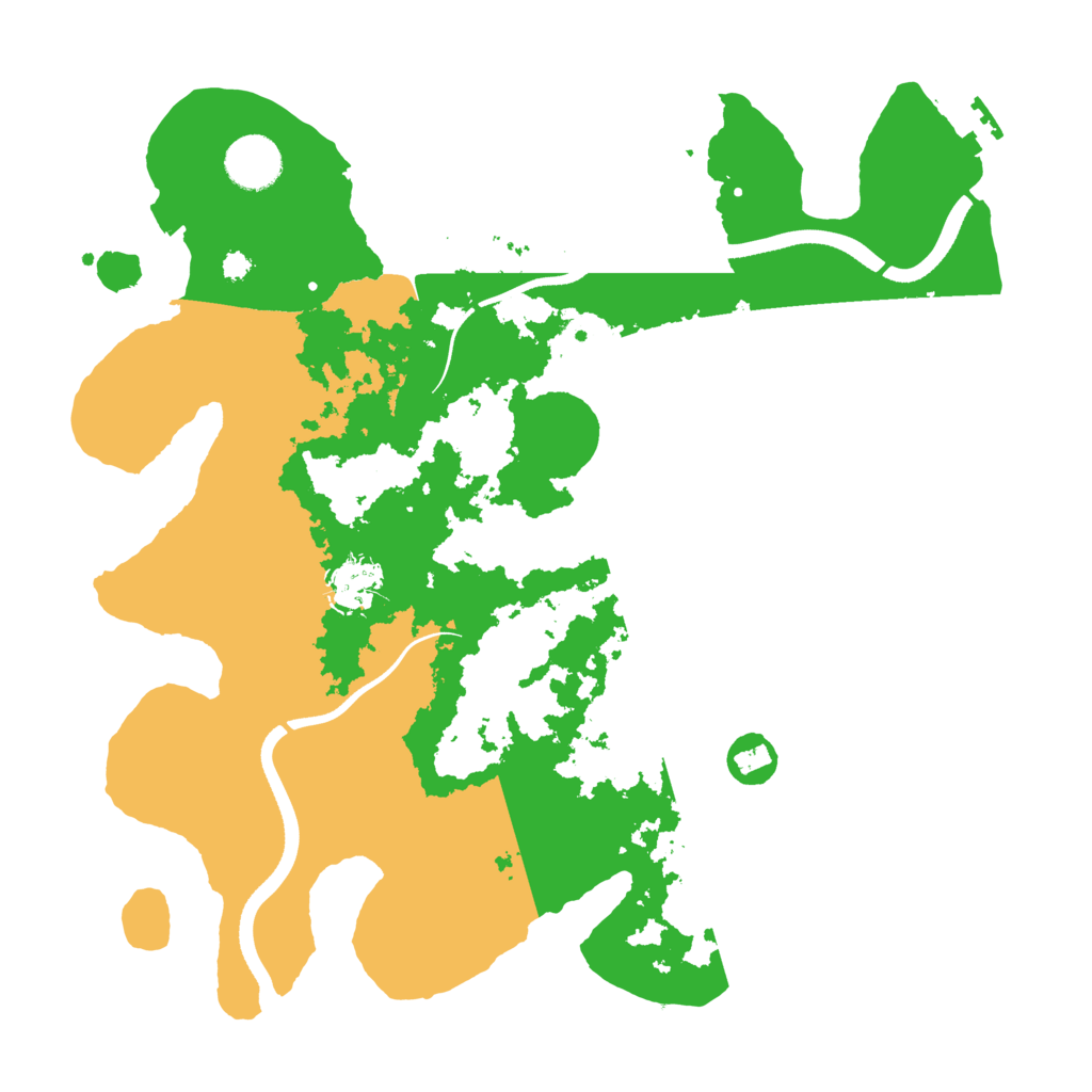 Biome Rust Map: Procedural Map, Size: 3500, Seed: 185409663