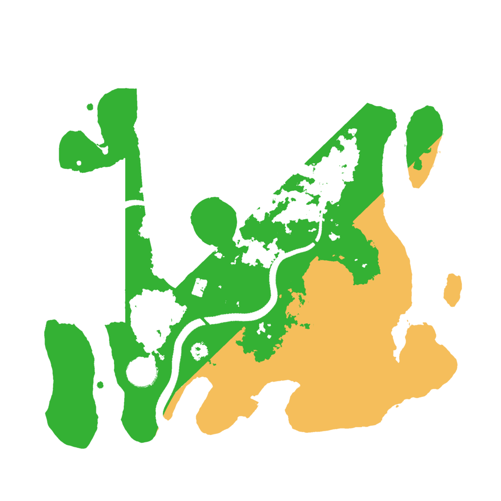 Biome Rust Map: Procedural Map, Size: 3000, Seed: 18546