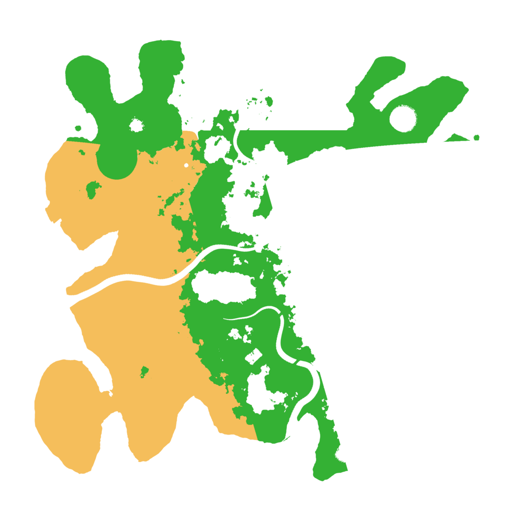 Biome Rust Map: Procedural Map, Size: 3500, Seed: 1119740757
