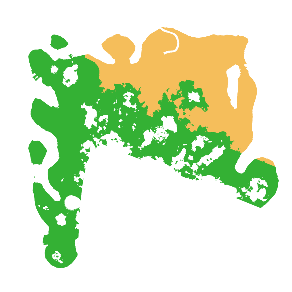 Biome Rust Map: Procedural Map, Size: 3500, Seed: 518185113