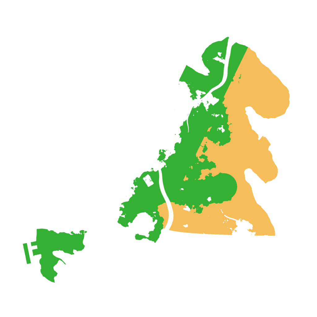 Biome Rust Map: Procedural Map, Size: 3100, Seed: 1259727682