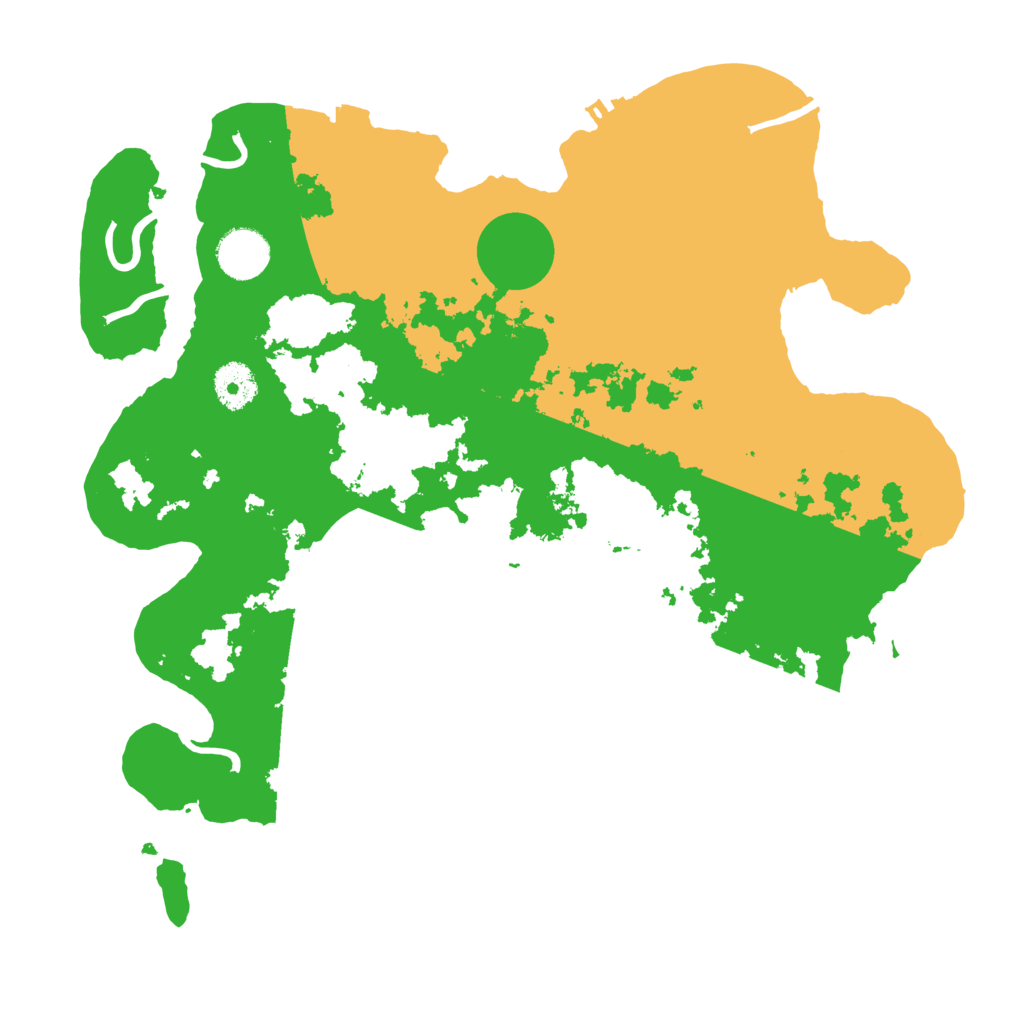 Biome Rust Map: Procedural Map, Size: 3500, Seed: 530583930