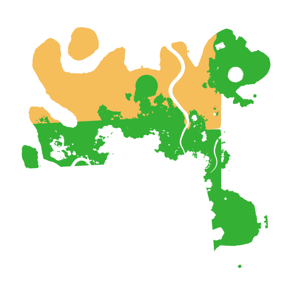 Biome Rust Map: Procedural Map, Size: 3500, Seed: 2041972014