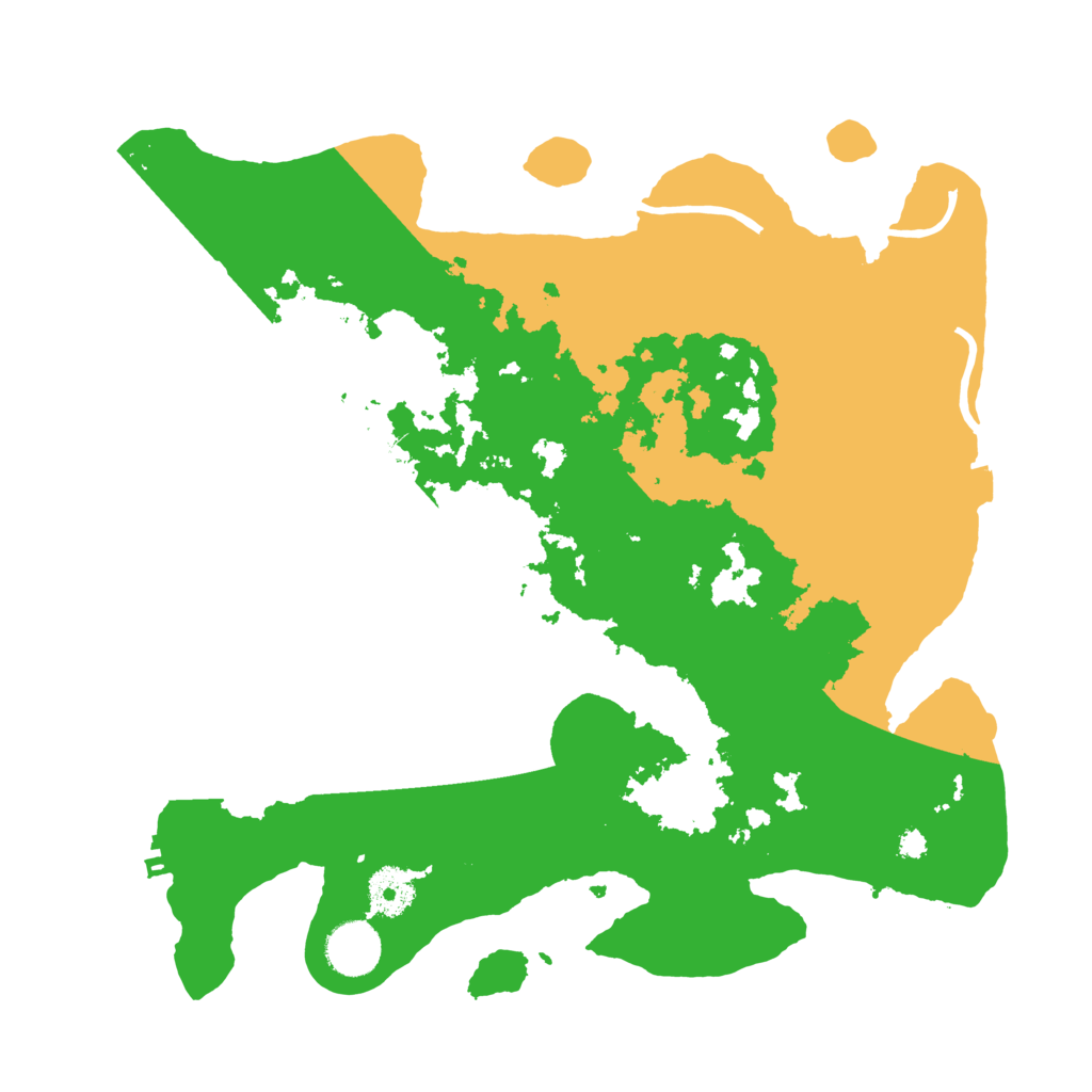 Biome Rust Map: Procedural Map, Size: 3500, Seed: 122419604