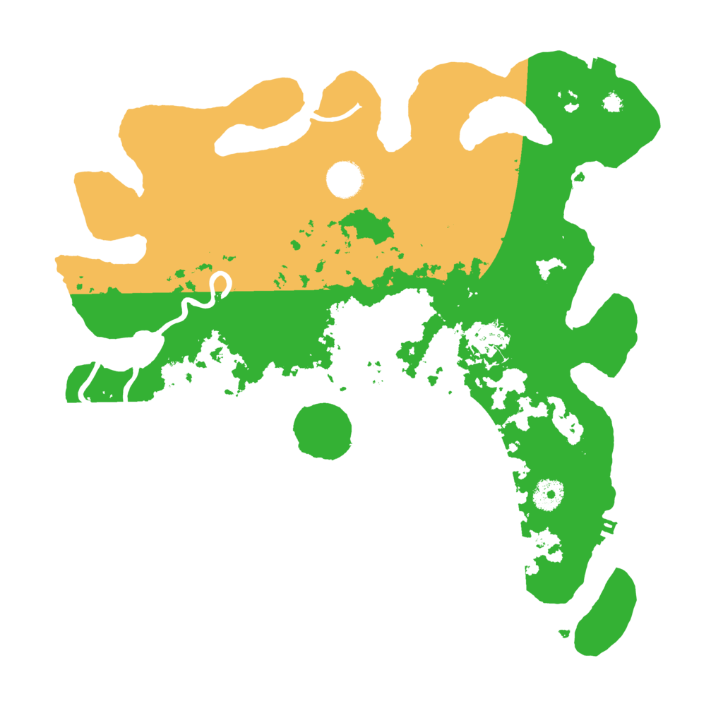 Biome Rust Map: Procedural Map, Size: 3500, Seed: 641155839