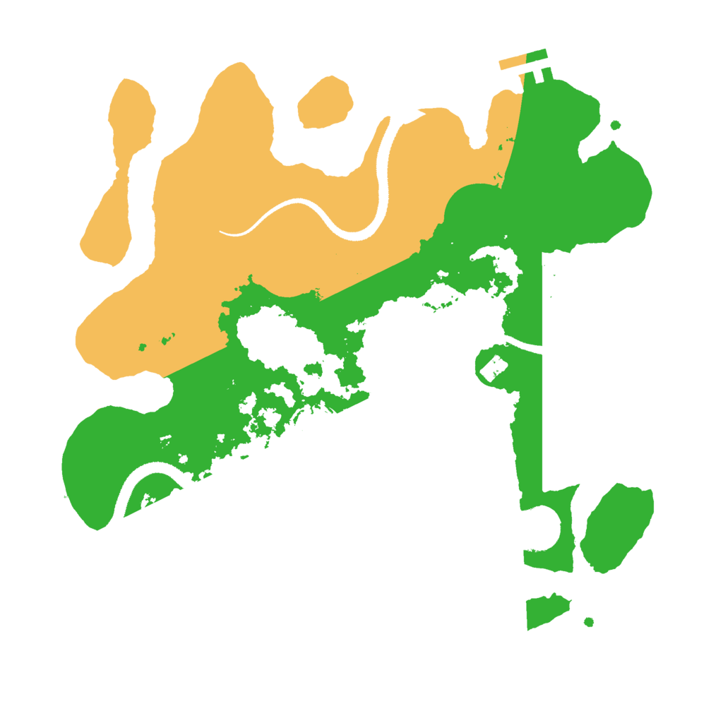 Biome Rust Map: Procedural Map, Size: 3000, Seed: 23234498