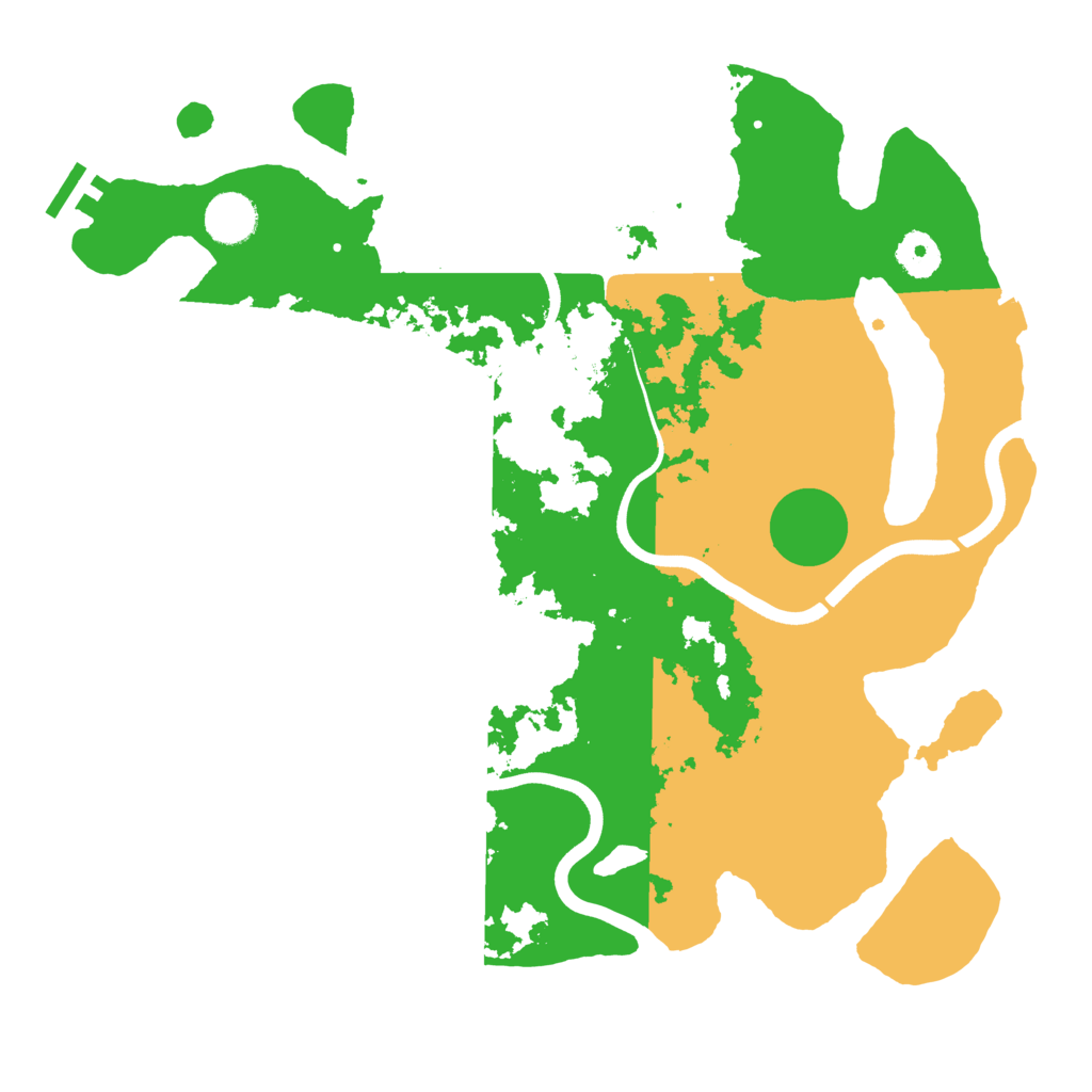 Biome Rust Map: Procedural Map, Size: 3700, Seed: 1089060780