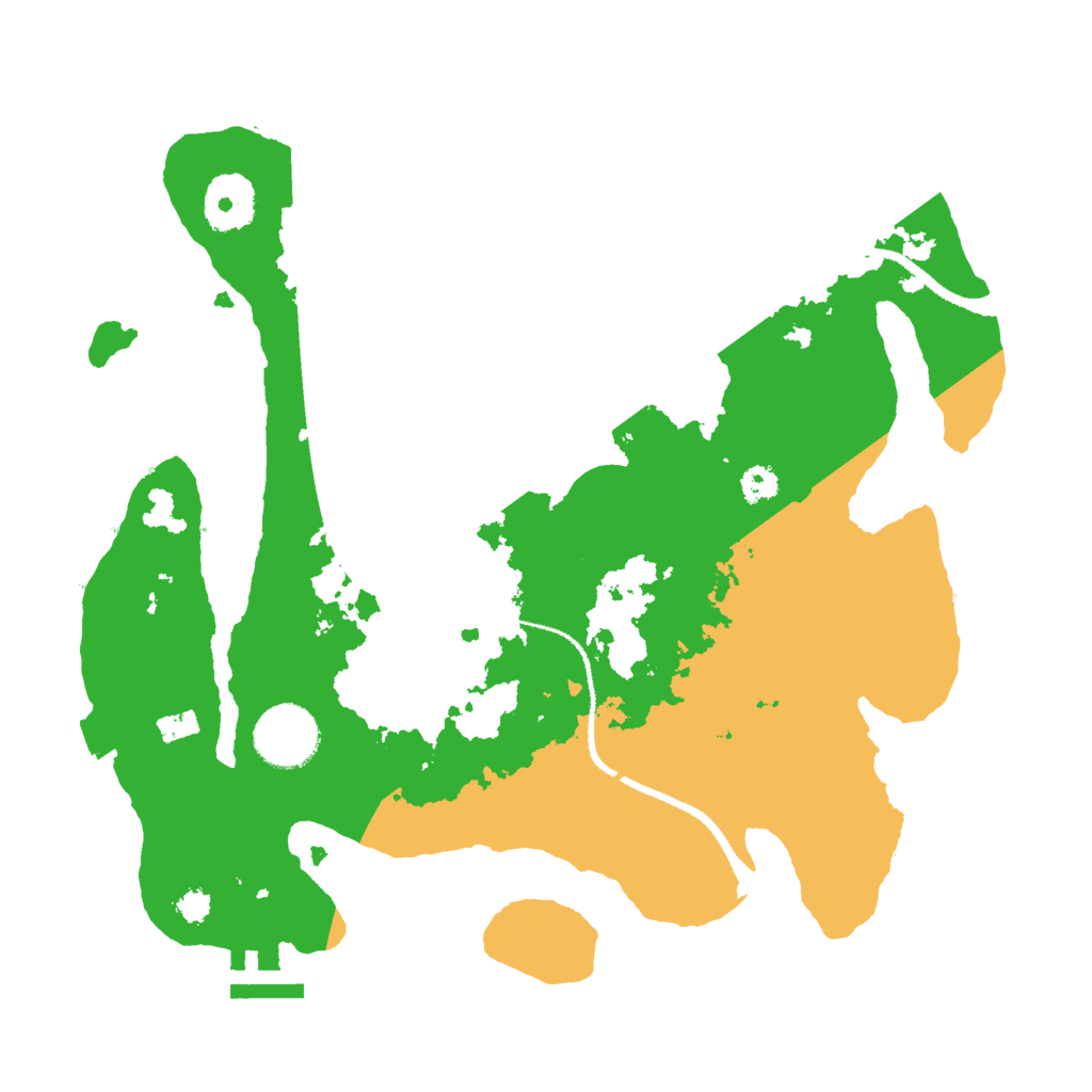 Biome Rust Map: Procedural Map, Size: 3000, Seed: 26505