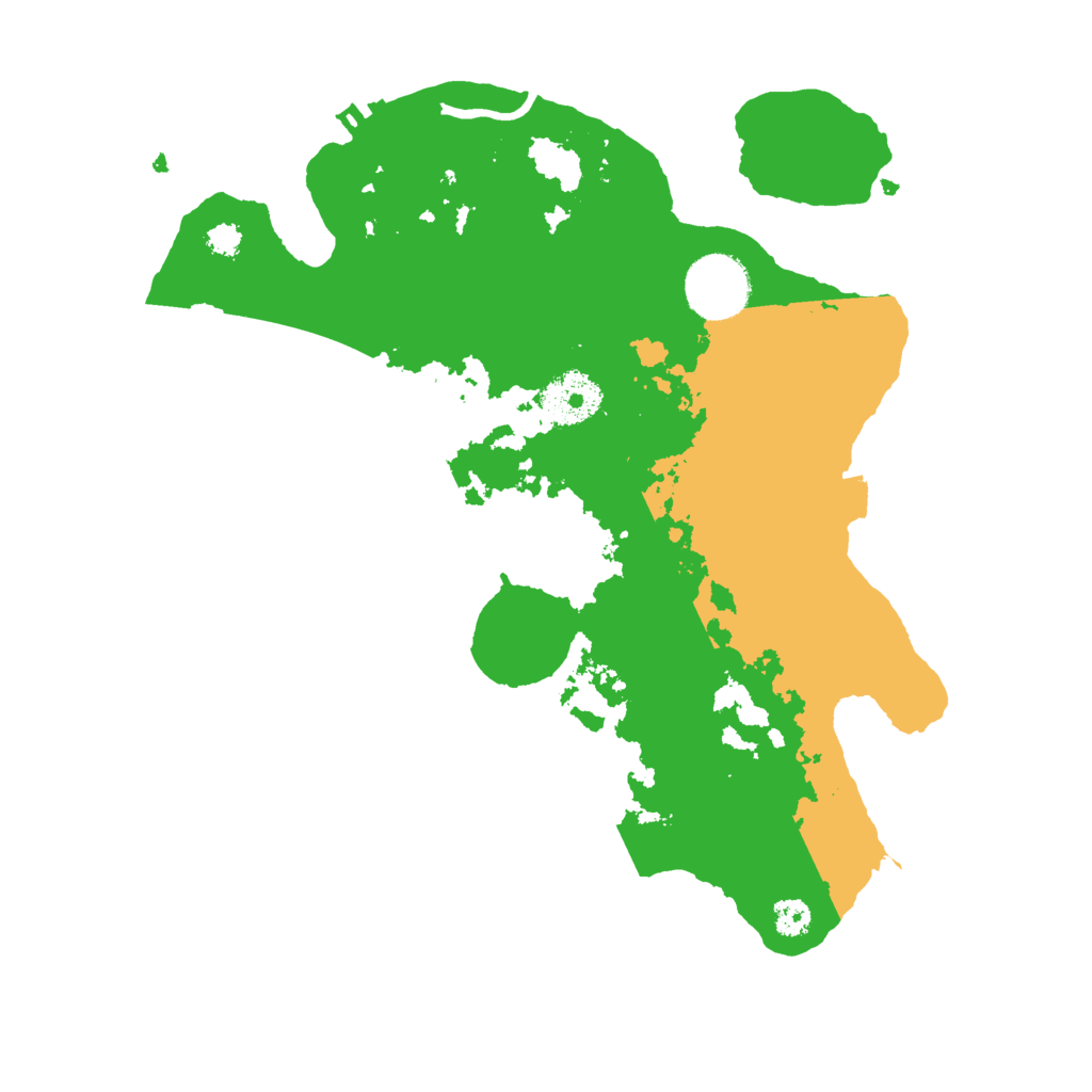 Biome Rust Map: Procedural Map, Size: 3000, Seed: 21659