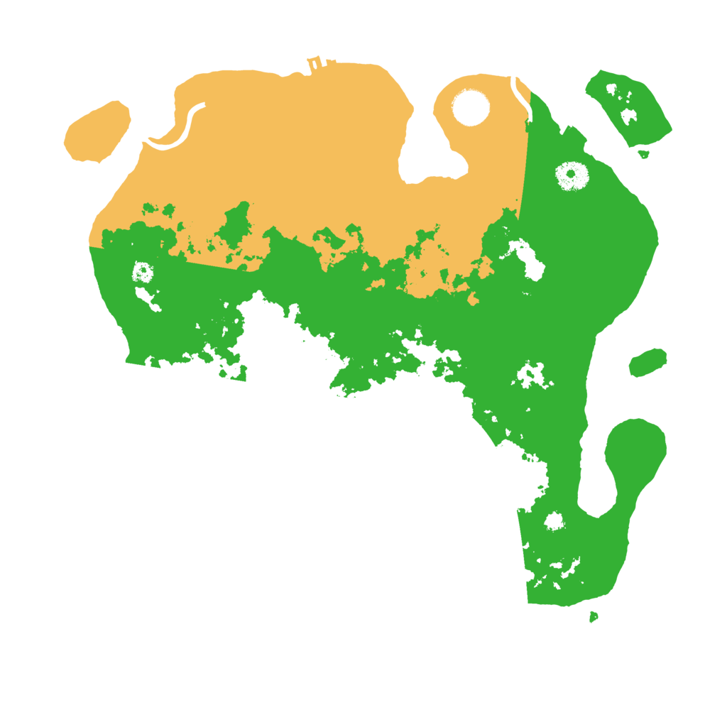 Biome Rust Map: Procedural Map, Size: 3500, Seed: 2117327737