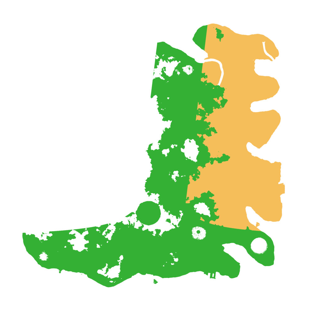 Biome Rust Map: Procedural Map, Size: 3500, Seed: 499907563