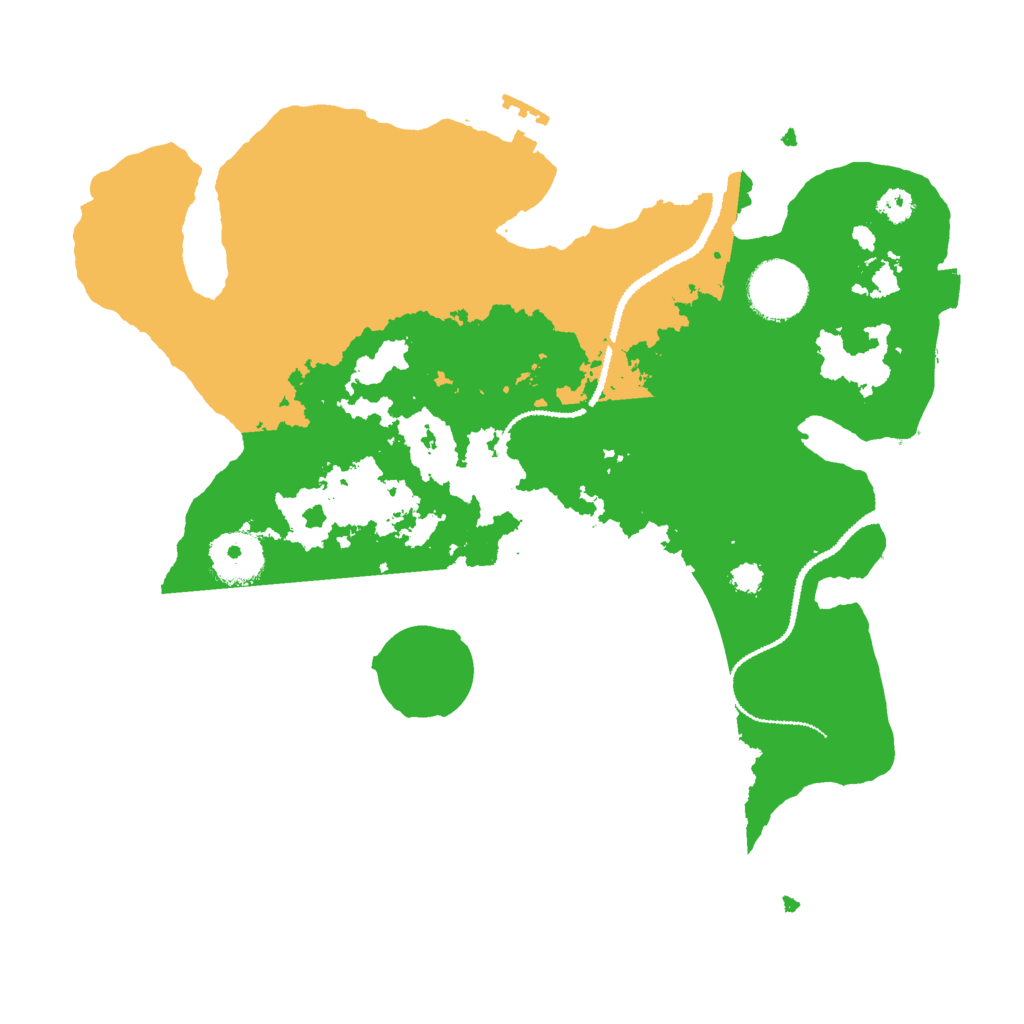 Biome Rust Map: Procedural Map, Size: 3000, Seed: 2610837