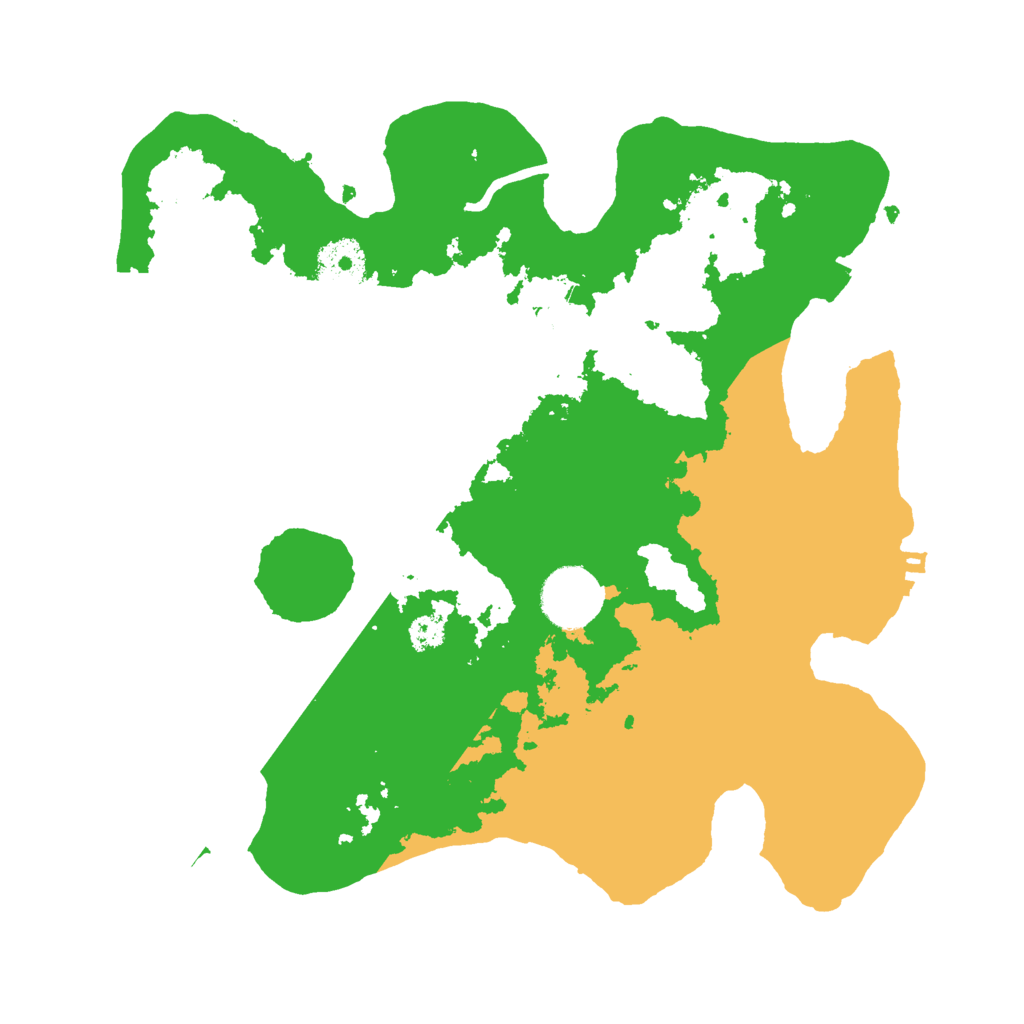 Biome Rust Map: Procedural Map, Size: 3000, Seed: 872345