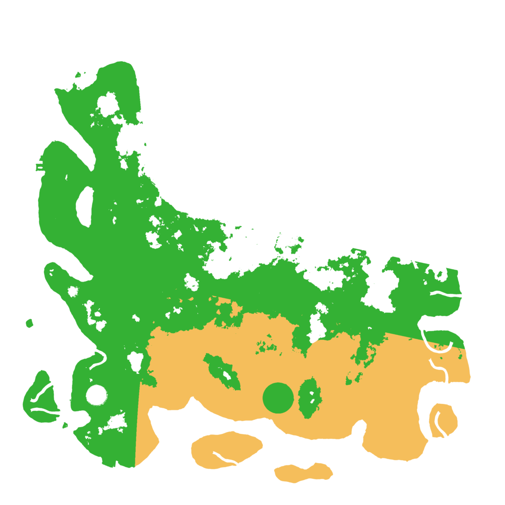 Biome Rust Map: Procedural Map, Size: 4300, Seed: 83317877